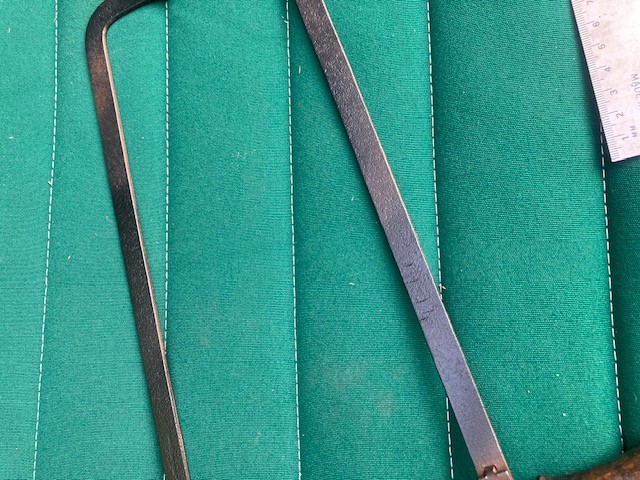 Vintage Extra Deep Saw Frame. about 12". Silversmithing, Metalsmithing