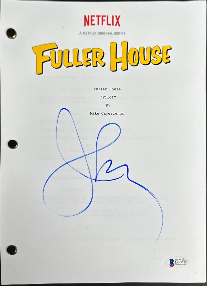 John Stamos Signed Pilot 'Fuller House' Full Script BAS B86633