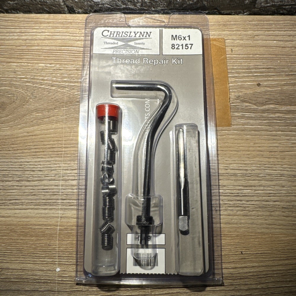 Chrislynn Precision Thread Kit M6 X 1 Professional Thread Repair Kit 82157