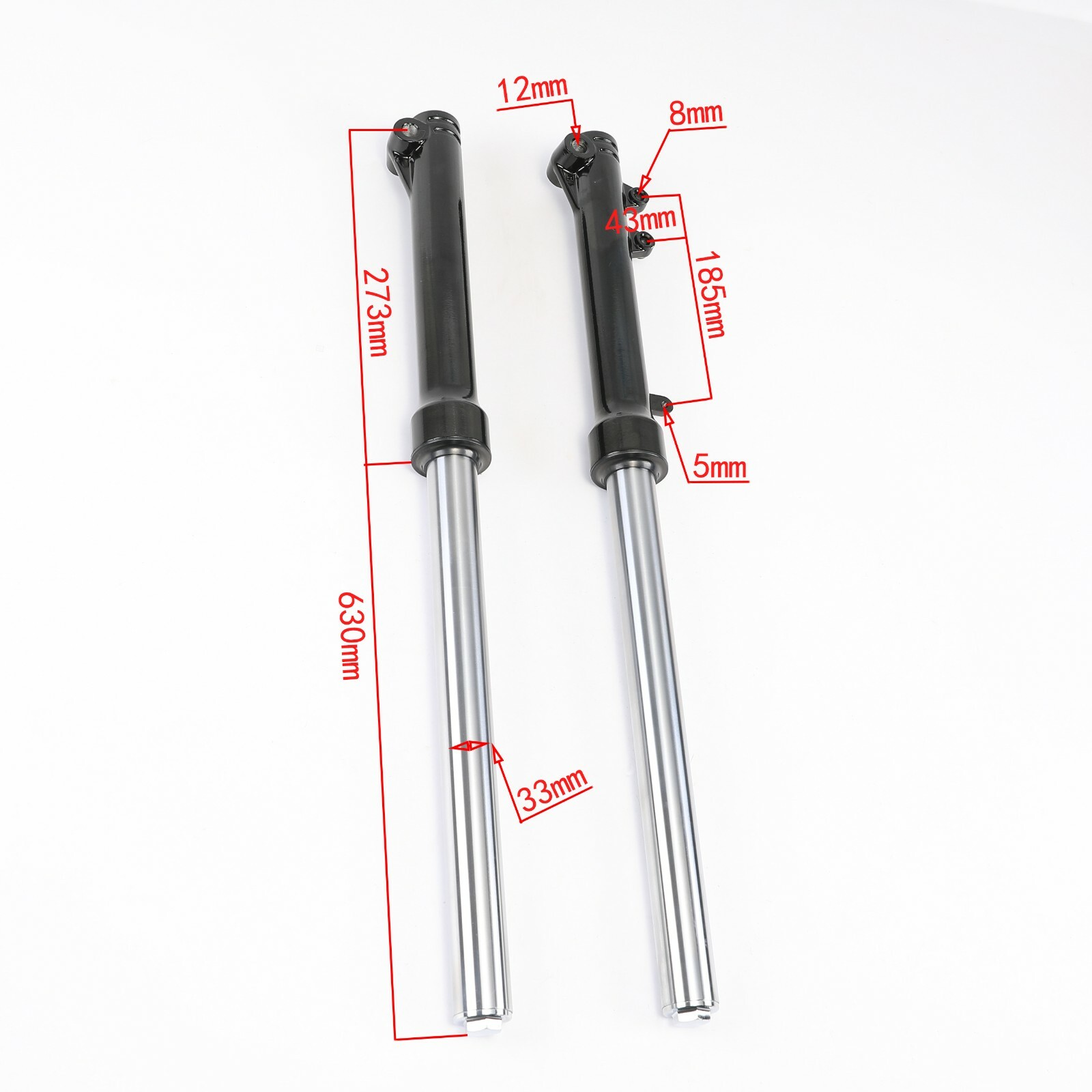 Front End Fork Shock Forks Triple Tree Clamp Pit Bike SSR 70cc 110 125cc Apollo