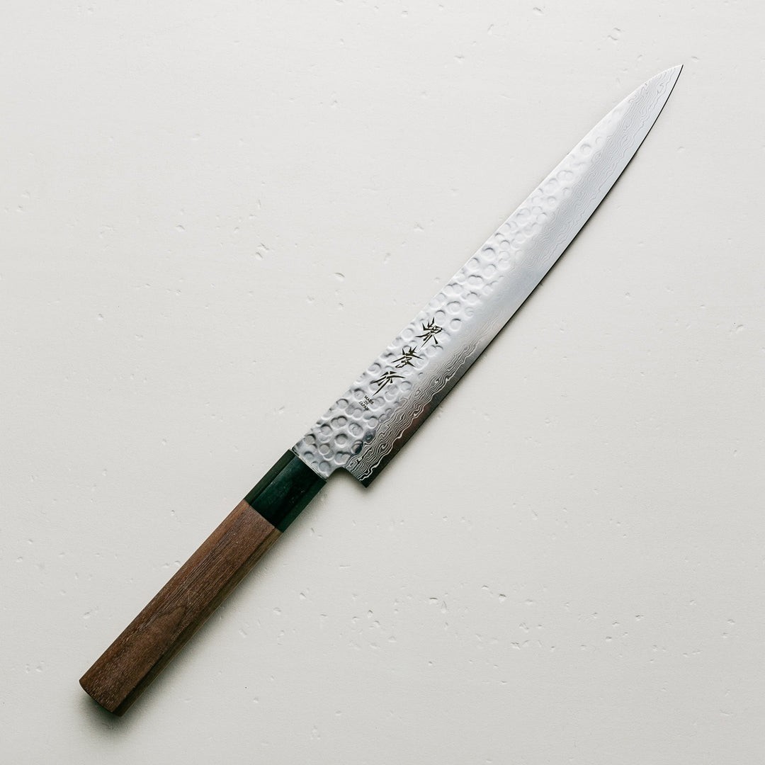 Japanese chef knife Sakai Takayuki 45 Layer Damascus Wa Sujihiki 240mm (9.4")