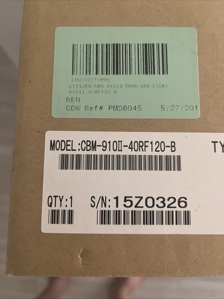 Citizen CBM-910II Dot Matrix Printer With 9 Pin D Sub Cable. Brand New!