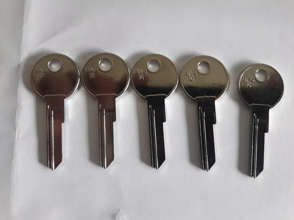5 X BAB15 SILCA  Schlüsselrohlinge/Key Blanks