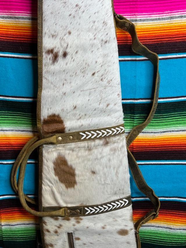 MYRA ~ LEATHER ~ COWHIDE ~ SOFT ~ RIFLE ~ STORAGE ~ CASE