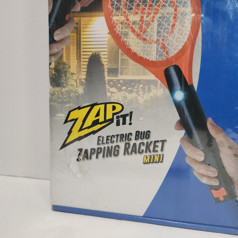 2 PACK! ZAP IT! Mini Electric RECHARGEABLE Bug Zapping Rackets - SEALED NEW