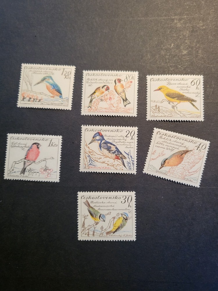 Stamps Czechoslovakia Scott #942-8 never hinged