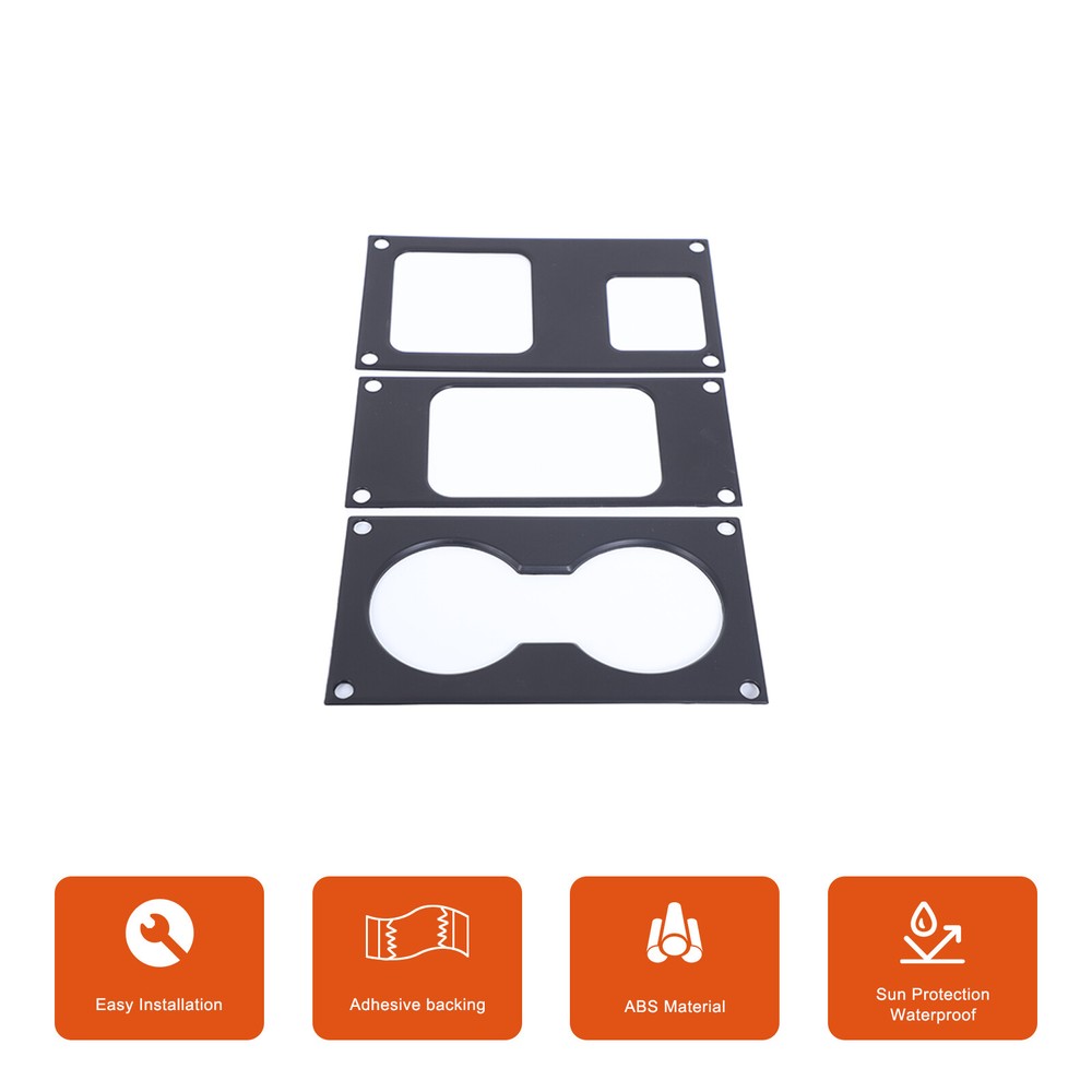 ABS Matte Black Central Control Gear Shift Panel Cover For Ineos Grenadier 2020+