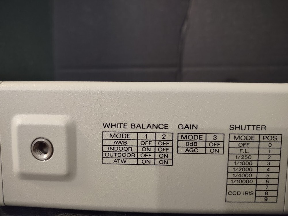 Sony CCD-IRIS Color Video Camera Model DXC-107