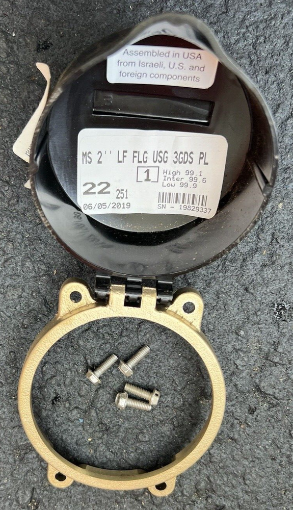 Master Meter MS Multi-Jet Lead Free Brass Water Meter 2" Threaded w/o Register