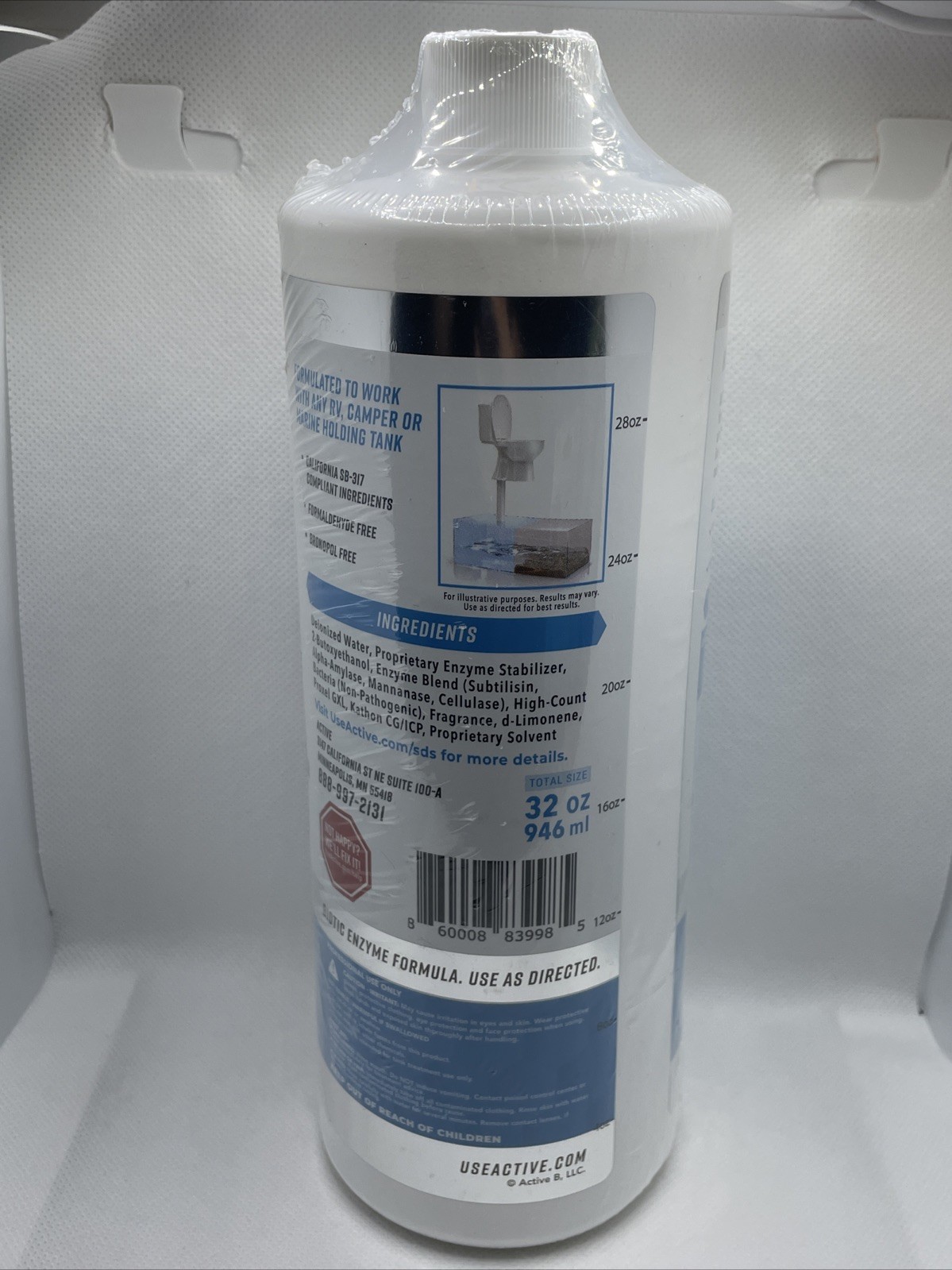 RV Tank Treatment - Waste Digester for Holding & Gray Water - 32oz