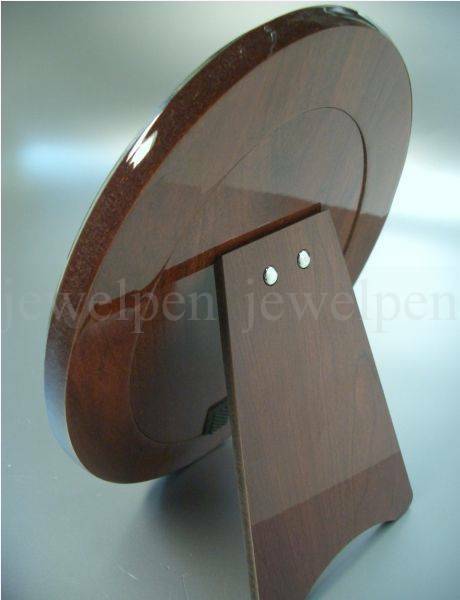 Elegant Oval Smooth Photo Frame Solid 925 Sterling Silver(V2)