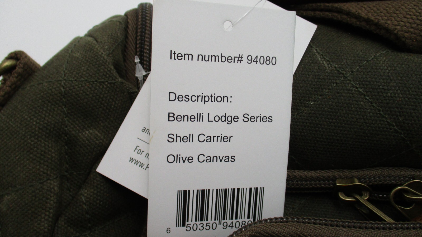 Benelli Lodge Series Shell Carrier - OLIVE - 94080