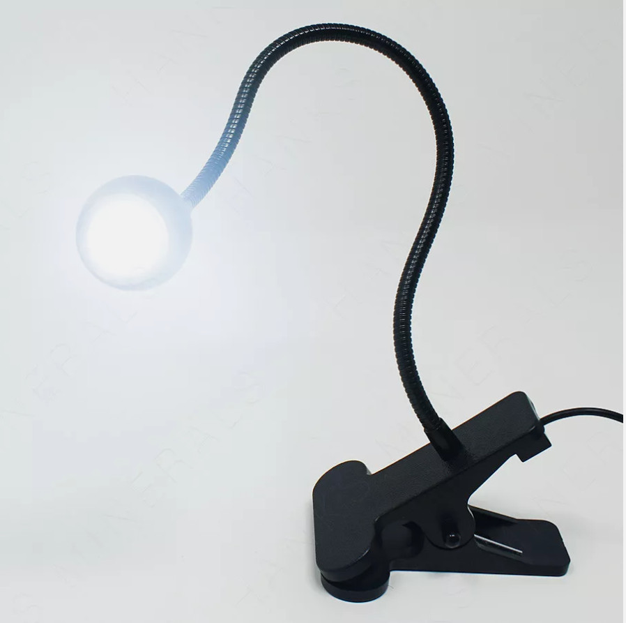 USB Reading Light Flexible LED Light Laptop Clip on Bed Desktop USA Black