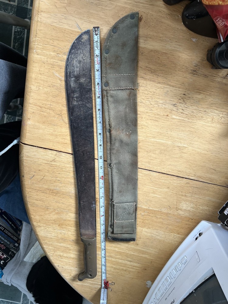 1945 WW2 machete With Scabbard