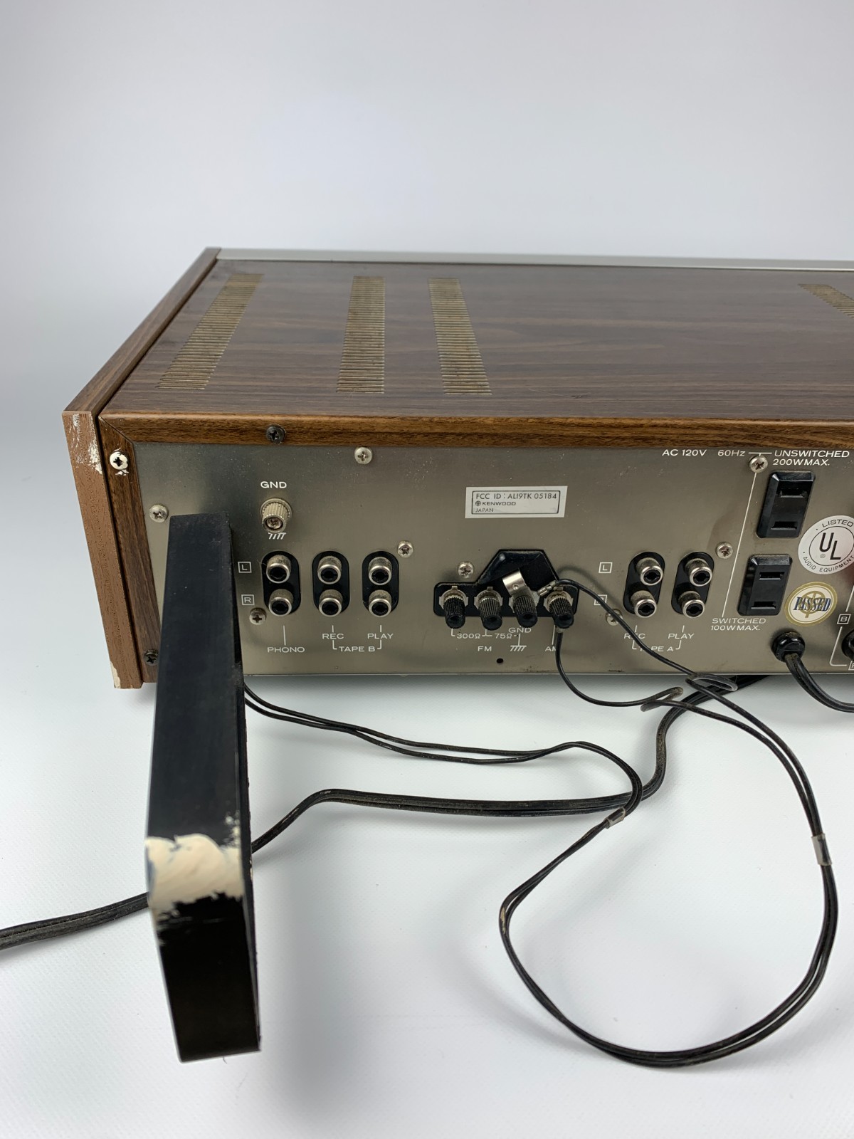 VTG Kenwood KR-710 Stereo Receiver Japan High Speed DC Servo Silver WORKS READ