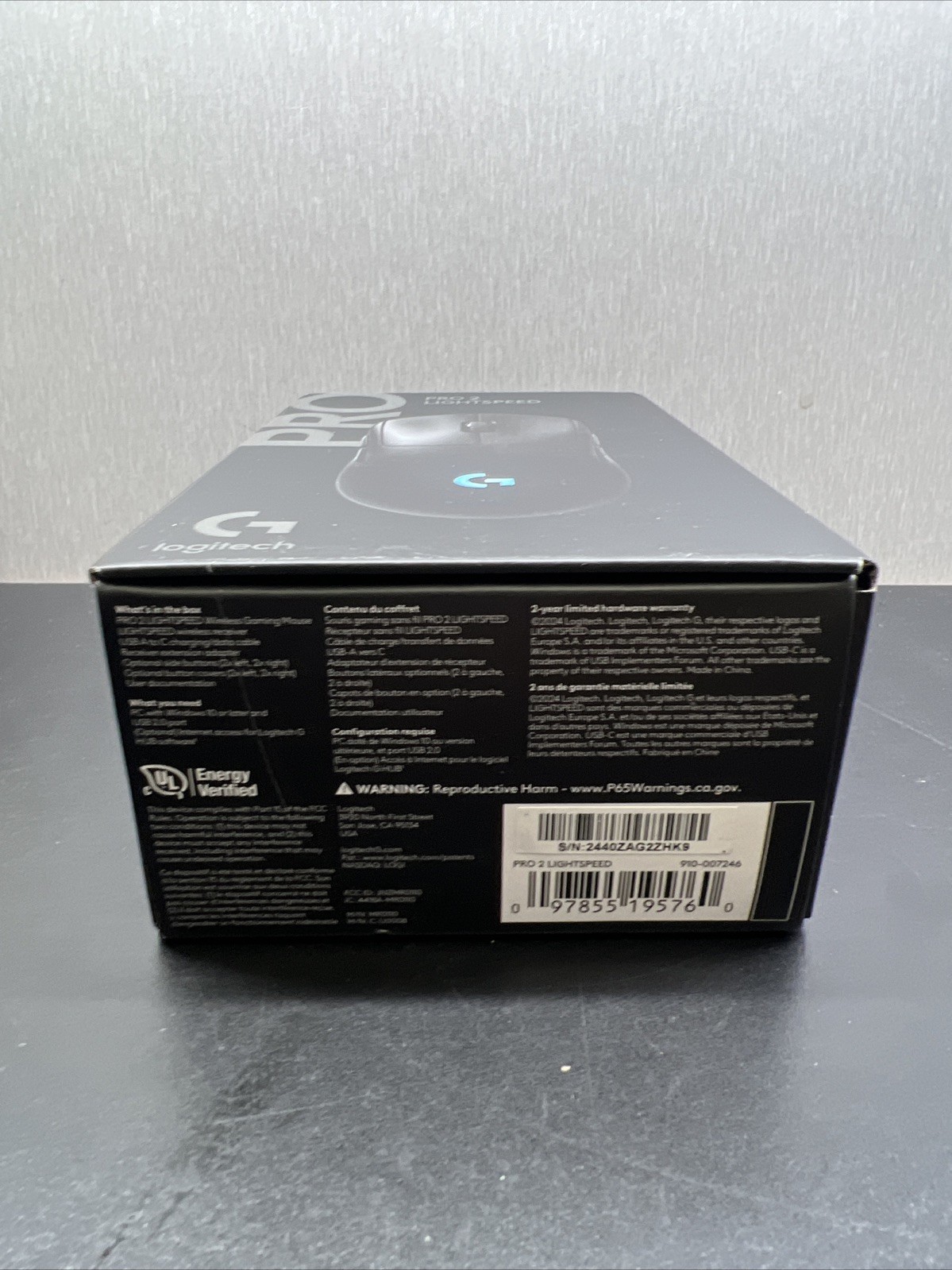 Logitech Pro 2 Lightspeed Wireless Gaming Mouse. Brand New, Sealed. Ships Free!