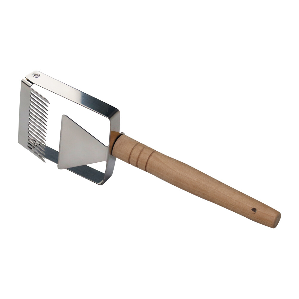 Honeycomb Cutter Scraper Equipment Wooden handle Uncapping Beekeeping Tools