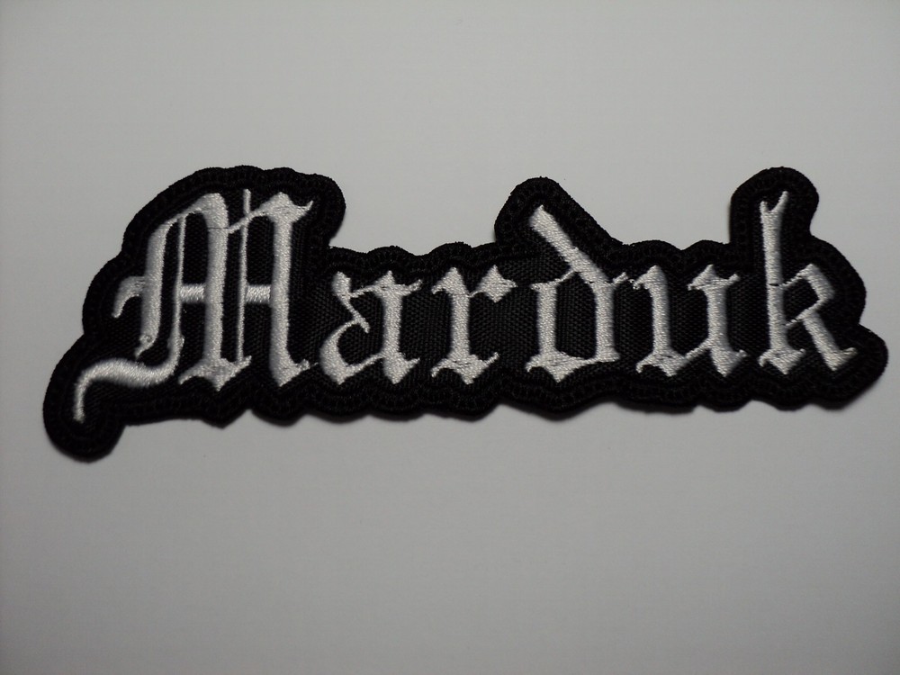 MARDUK LOGO SHAPED   EMBROIDERED PATCH