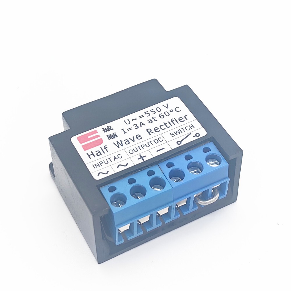 Replace TRANTEX Half Wave Rectifier U~=550V I=3A at 60°C Motor Brake