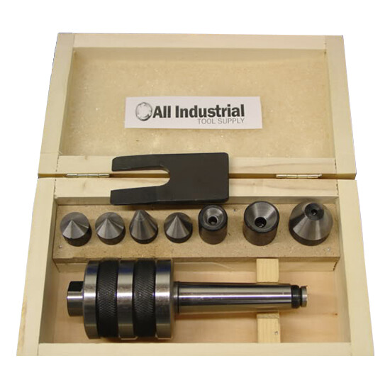 MT2 Live Center Set Morse Taper 2MT Triple Bearing Lathe Medium Duty CNC