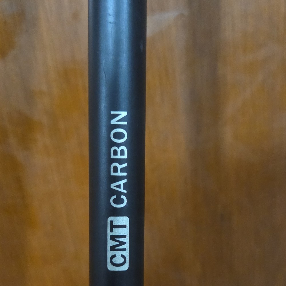 Cascade Mountain Tech Carbon Trekking Poles Black Cork Grip Telescoping