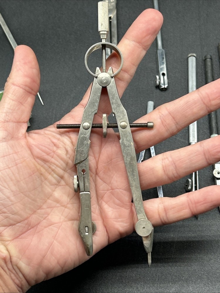 VTG Compass Lot Drafting Tools Germany West Germany Engineering