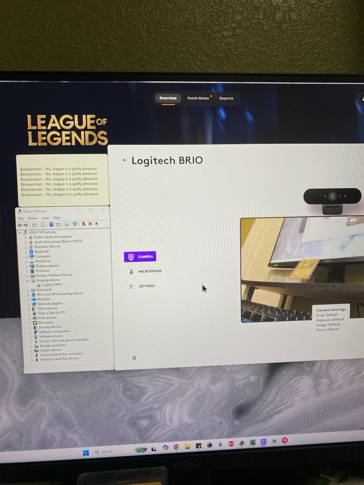 Logitech BRIO 4K Webcam V-U0040, w/original USB-C cable (Tested)