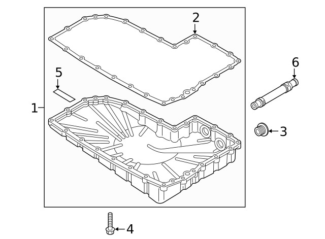 Genuine Audi Mount Bolt N-910-436-01