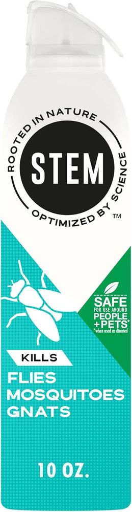 STEM Kills Flies, Mosquitoes and Gnats: Plant-Based Active Ingredient Bug Spray,