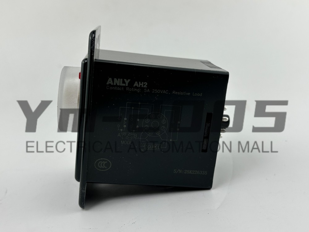NEW One ANLY Timer Flush Mounting Multi-Range AH2-YA 1S-10M AC220V