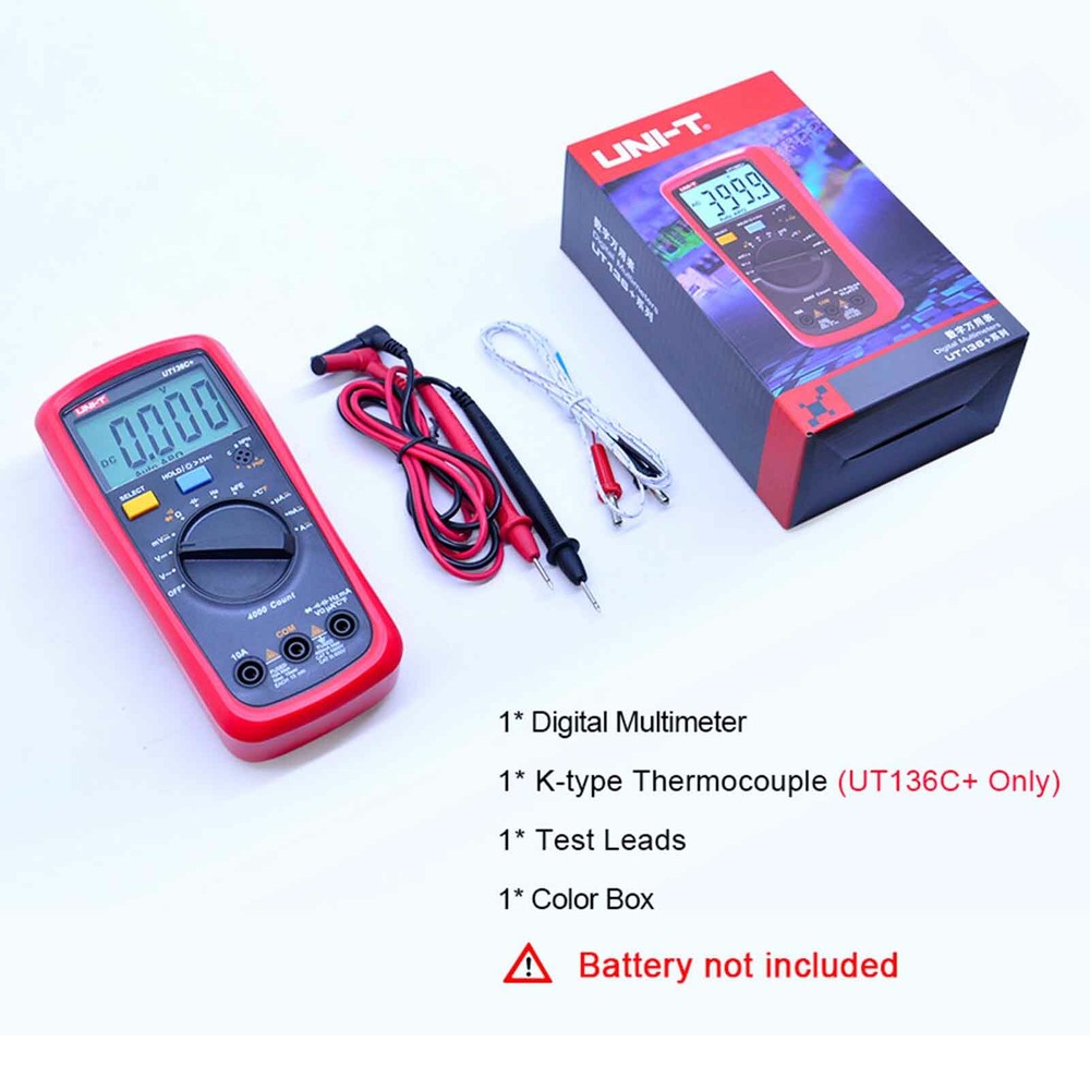 UNI-T UT136C+ Multimeter Digital multimeter tester AC DC Voltmeter Ammeter✦Kd