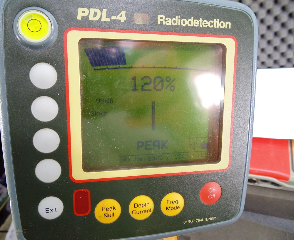 Radiodetection Transmitter PDL-4 Precision Digital Locator Cable Or Pipe w/Case