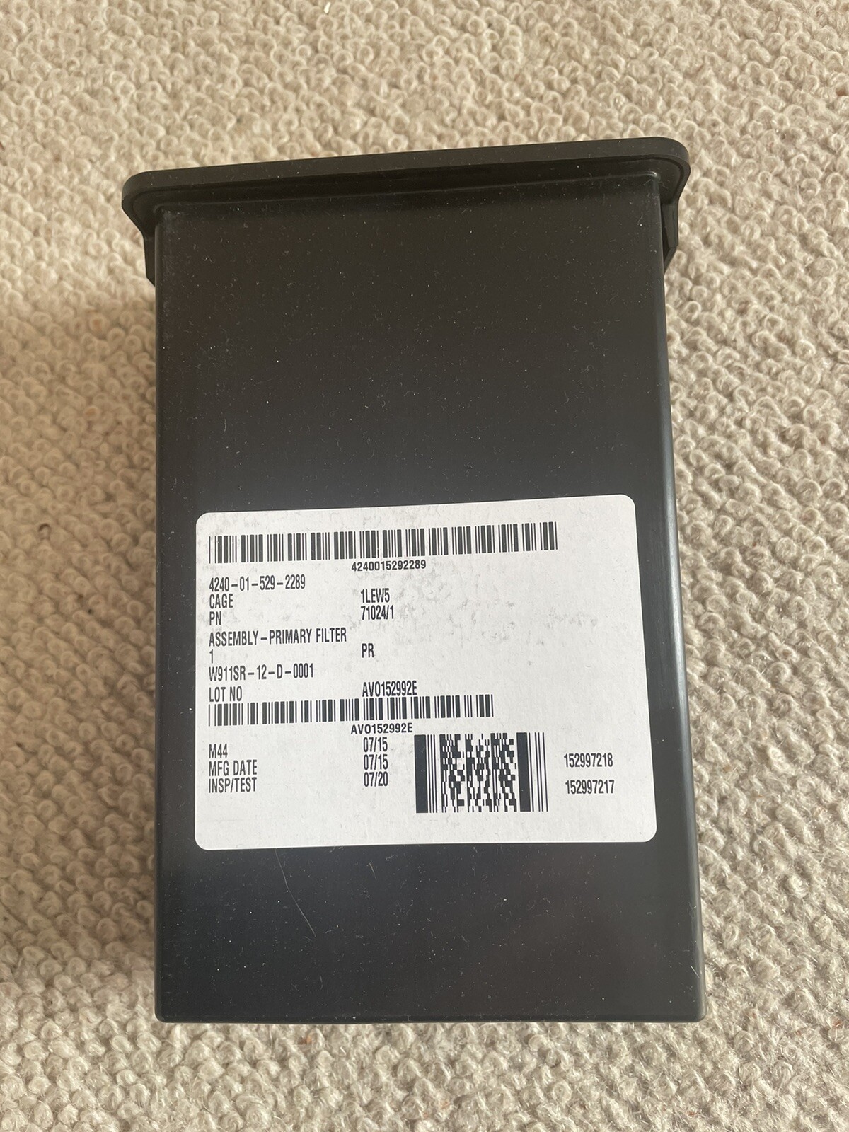 AVON M50 gas mask filters sealed and new