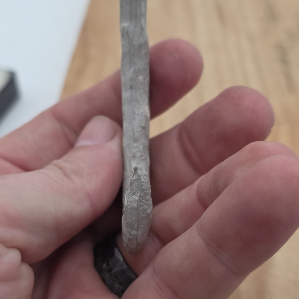 White Flint Indian Fish Hook