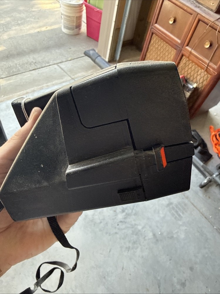 Polaroid One Step Flash Camera With Strap Not Tested