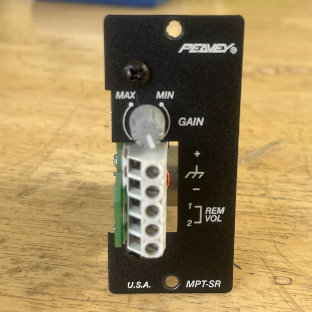 Peavey MPT-SR Transformer Balanced Mic Preamp with Remote Volume, Tested