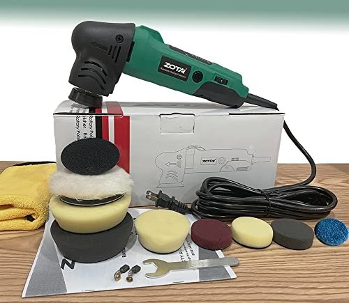 Mini Polisher 2" & 3" Car Buffer with 8mm Random Orbital - Variable Speed Detail
