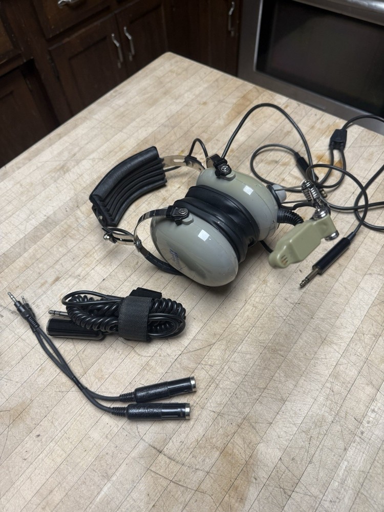 Concept Industries C-40 Soft Comm Headset And Microphone Untested