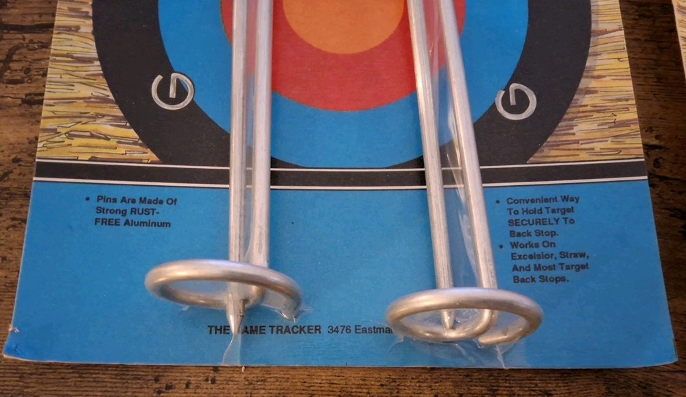 2 Setsof The Game Tracker Target Pins Convenient Way To Hold Target Securely