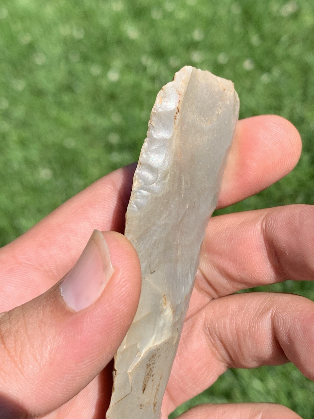 Authentic Archaic Blade Arrowhead 4 1/8 Fayette Co Kentucky Glossy Carter Cave