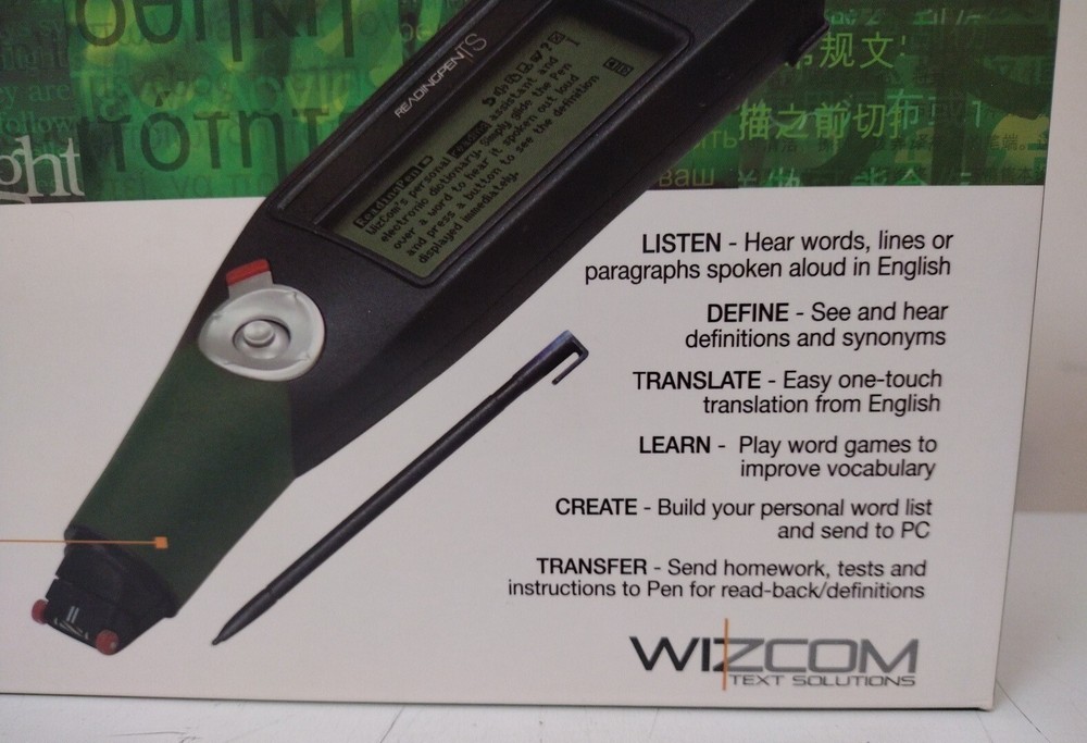 Wizcom ReadingPen TS Text reader ( Personal Reading Assistant With Touch screen)