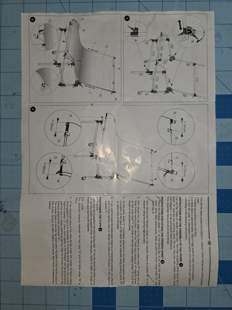Manfrotto Still Life Shooting Table
