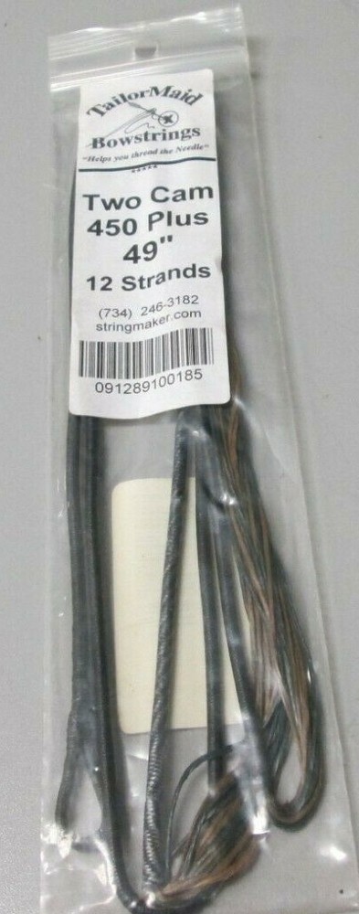 New TailorMaid Bowstring - 450 Plus - 2 Cam Bow String  49" (in) 12 Strand