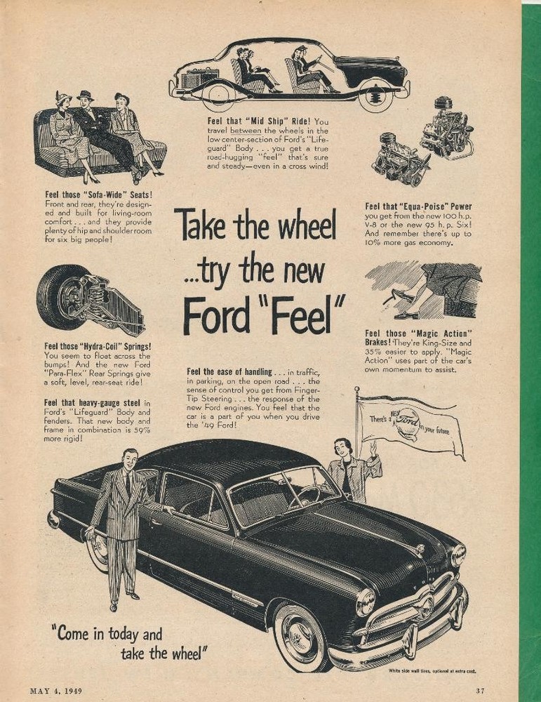 Magazine Ad - 1949 - Ford - (#5)