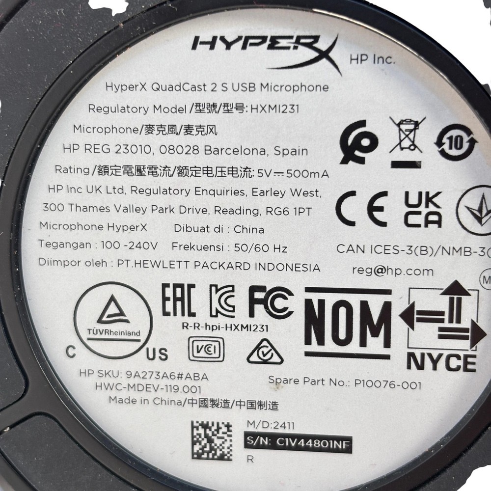 HyperX HXM1231 USB Plug-n-Play Microphone