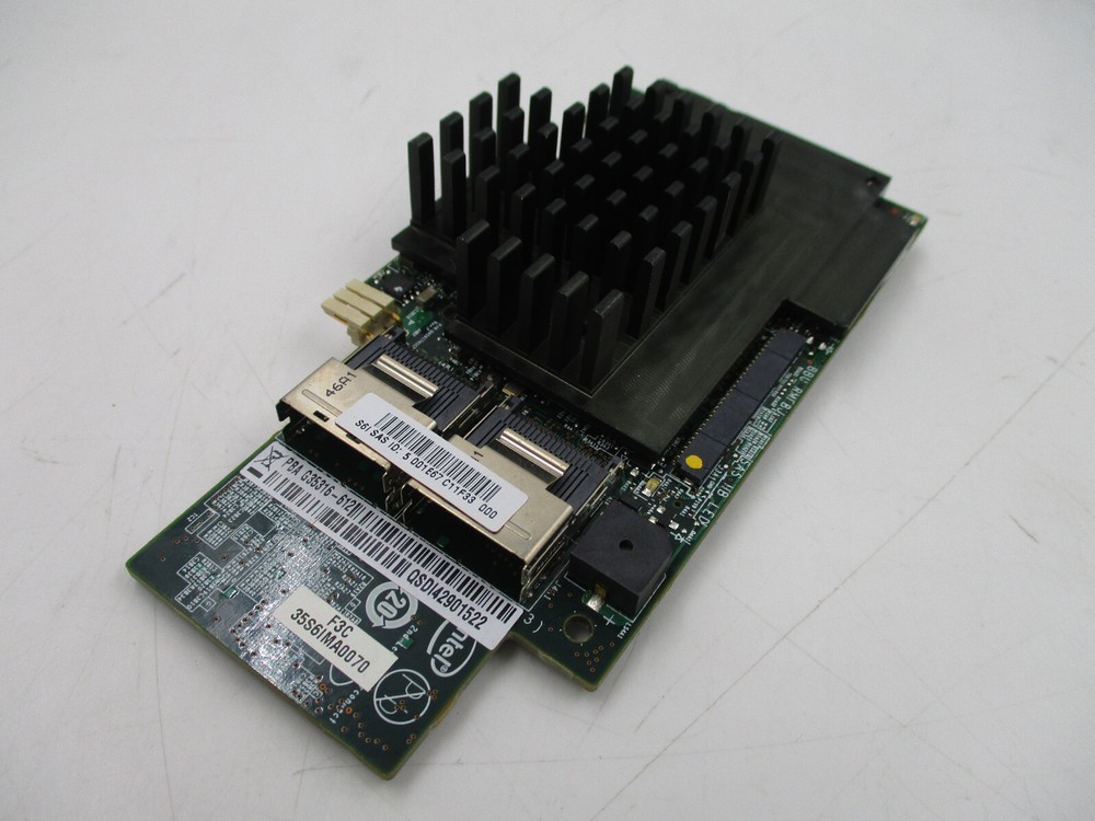 Intel G35316-612 6Gb/s SAS Raid Controller Card Tested Working