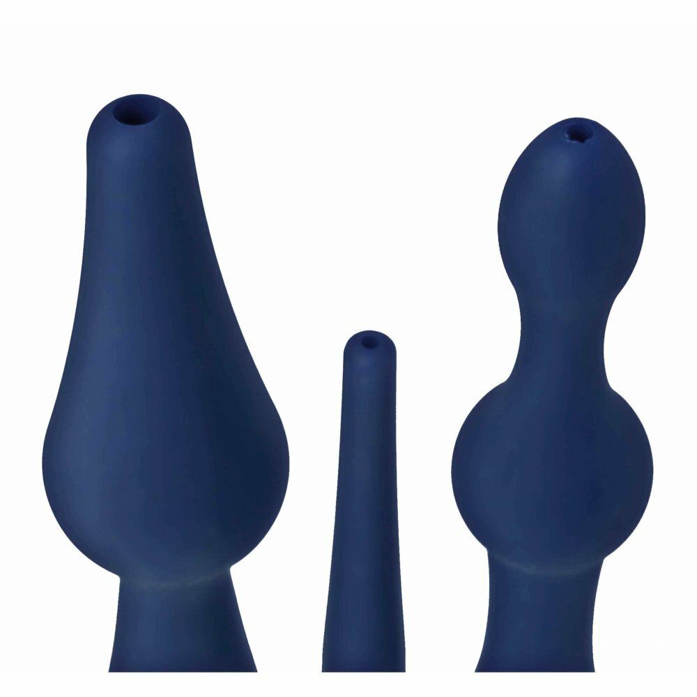 CleanStream Universal 3 Piece Silicone Enema Attachment Set