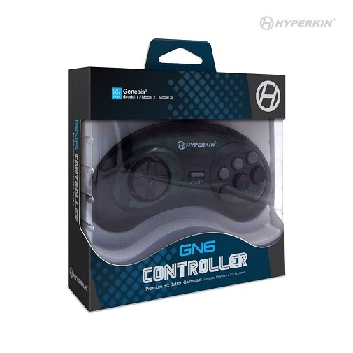 GN6 Premium Controller For Genesis (Space Black) - Hyperkin