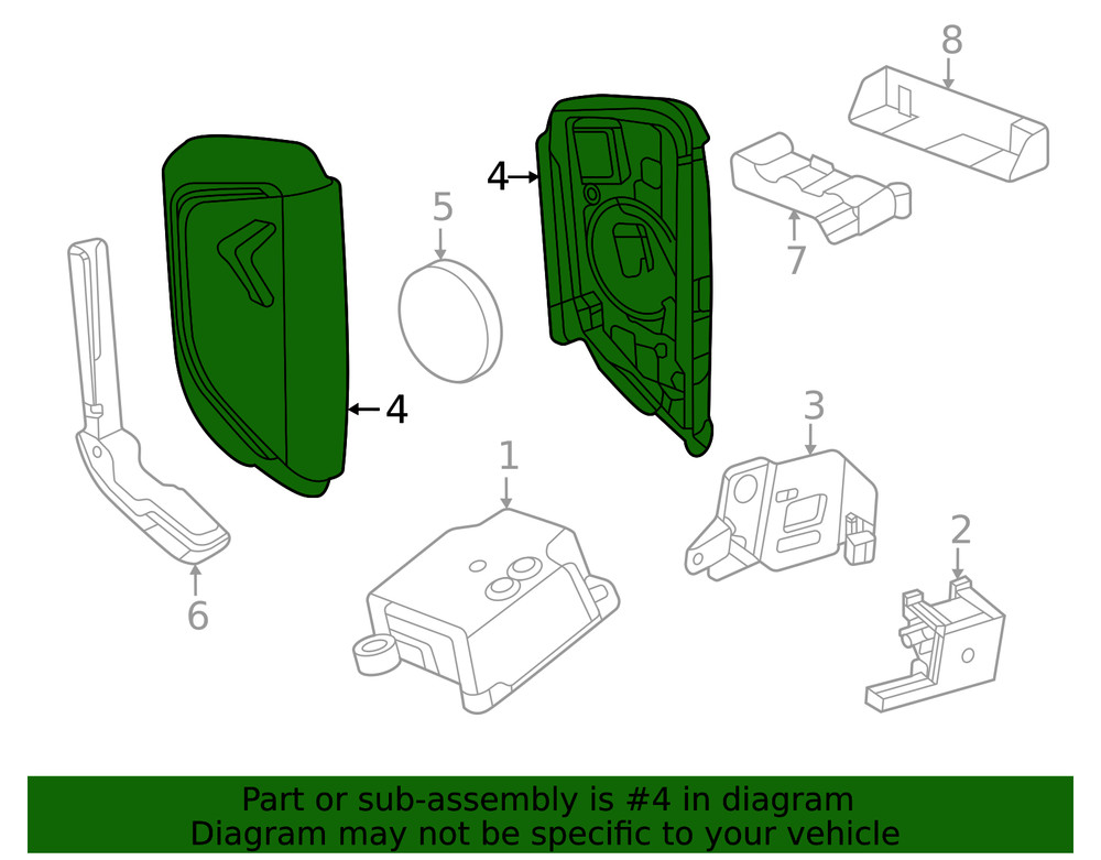 Genuine GM Transmitter 13561654