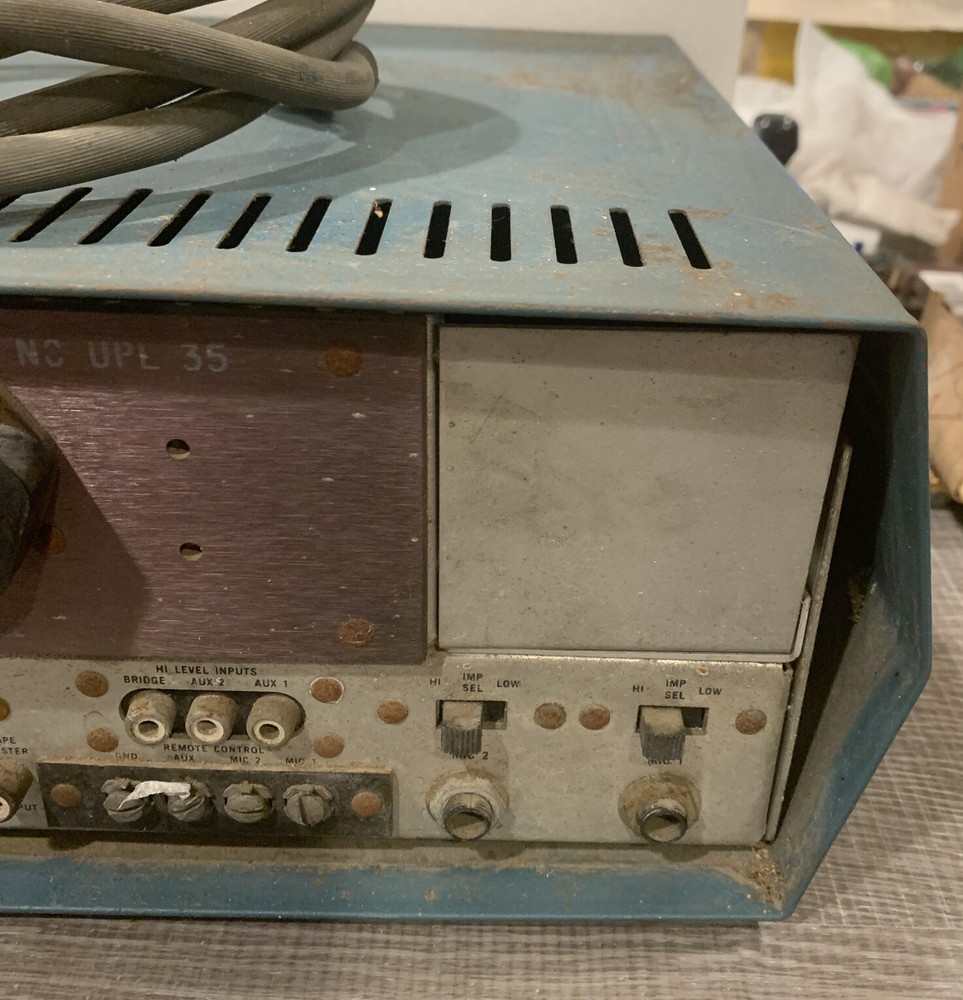 Vintage University Sound Power Line All Solid State Amplifier Model ALTEC 35T